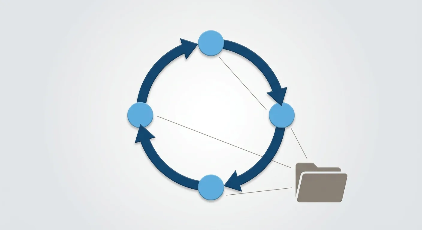 The accessibility audit arranged as a fixed recurring cycle, with every round's results archived The accessibility audit arranged as a fixed recurring cycle, with every round's results archived