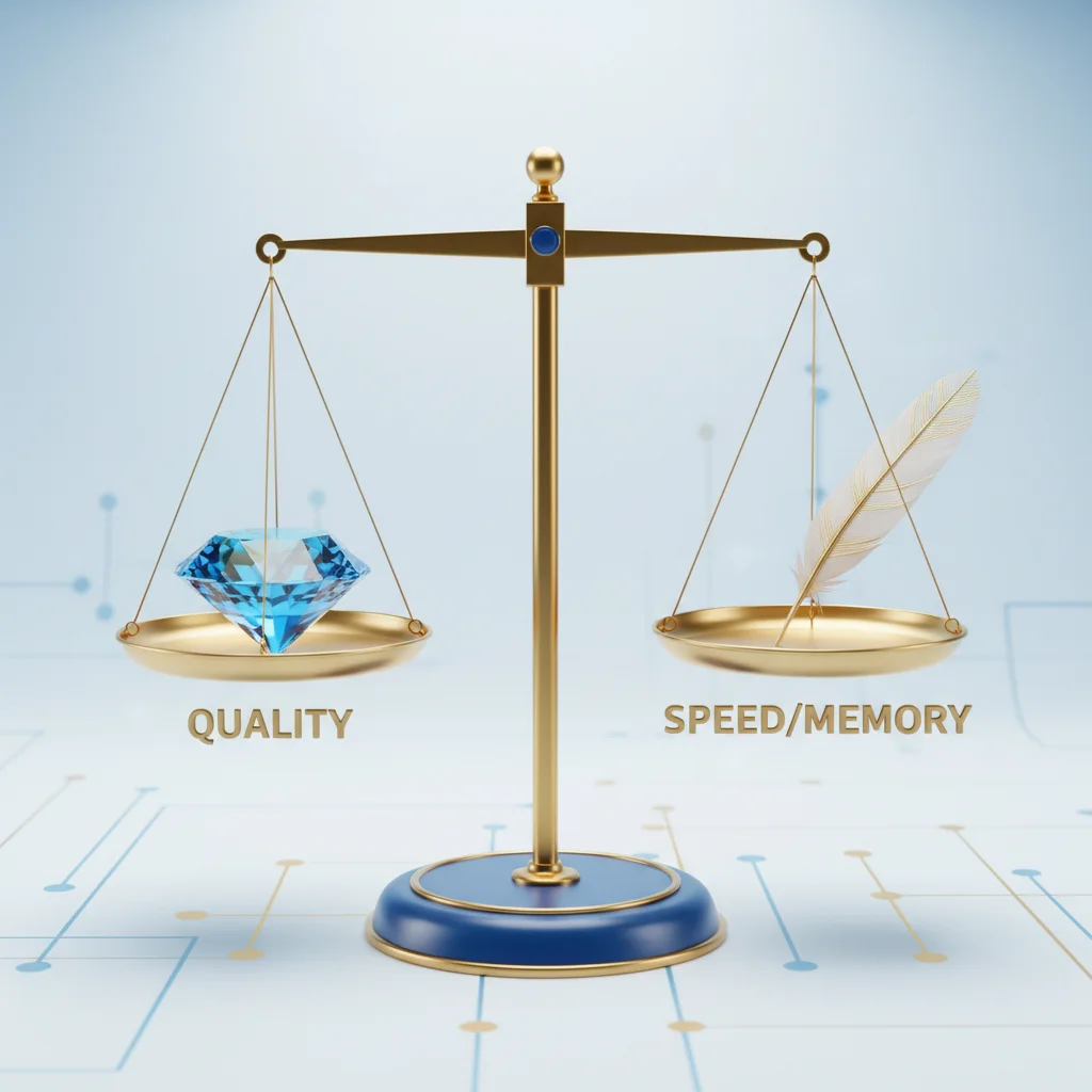 The Quantization Trade-off: Quality vs. Speed and Memory